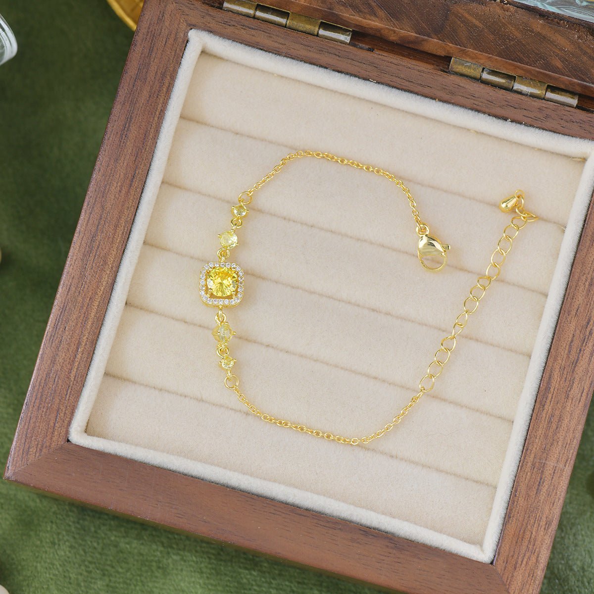 Citrine Halo Du Soleil Bracelet