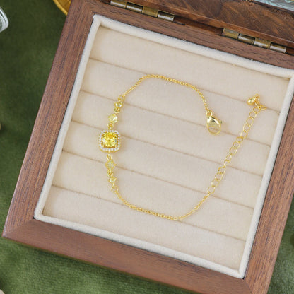 Citrine Halo Du Soleil Bracelet