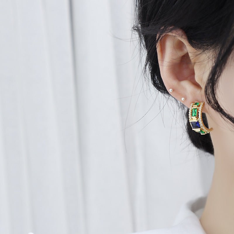 [] Gina Hoop Earrings