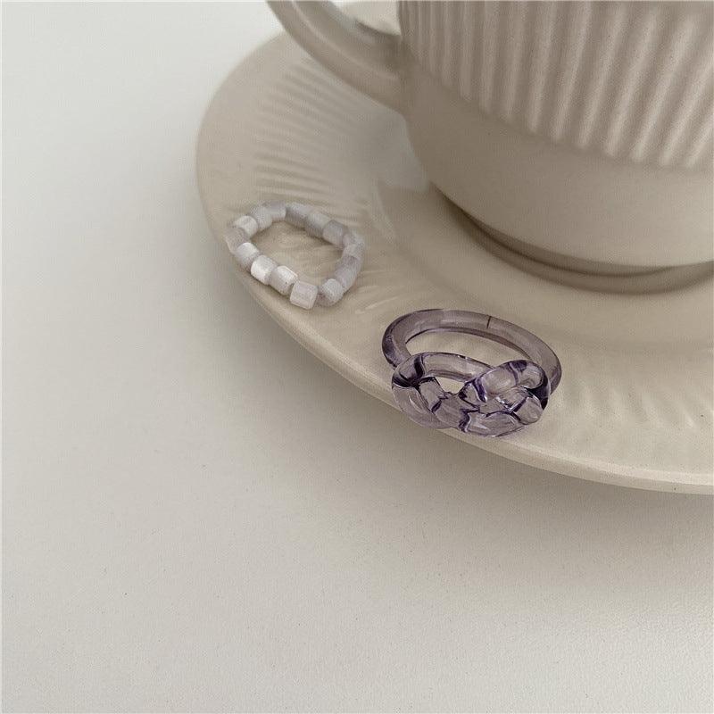 [] Hard Candy Ring Set (3 Colors)