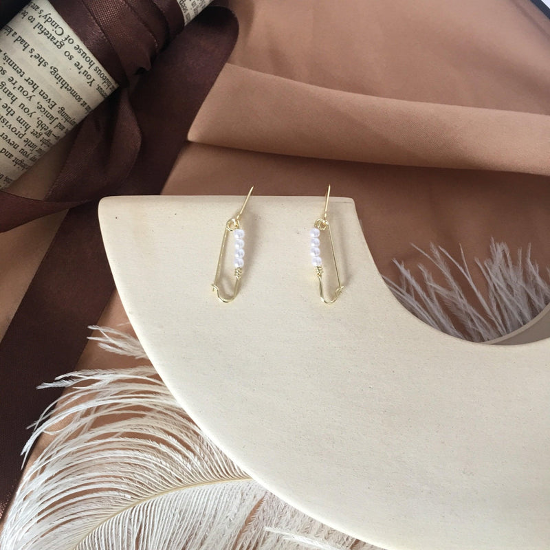 [] Safety Pin Earrings