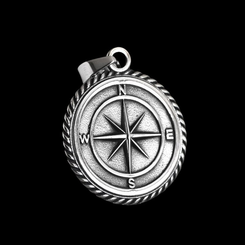 Compass Anchor Pendant