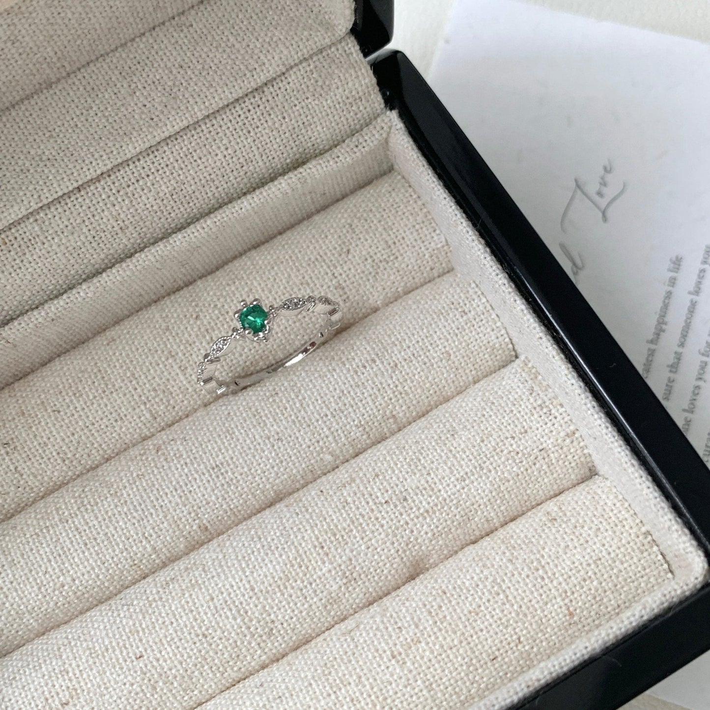 [sample ] Constance Emerald Ring