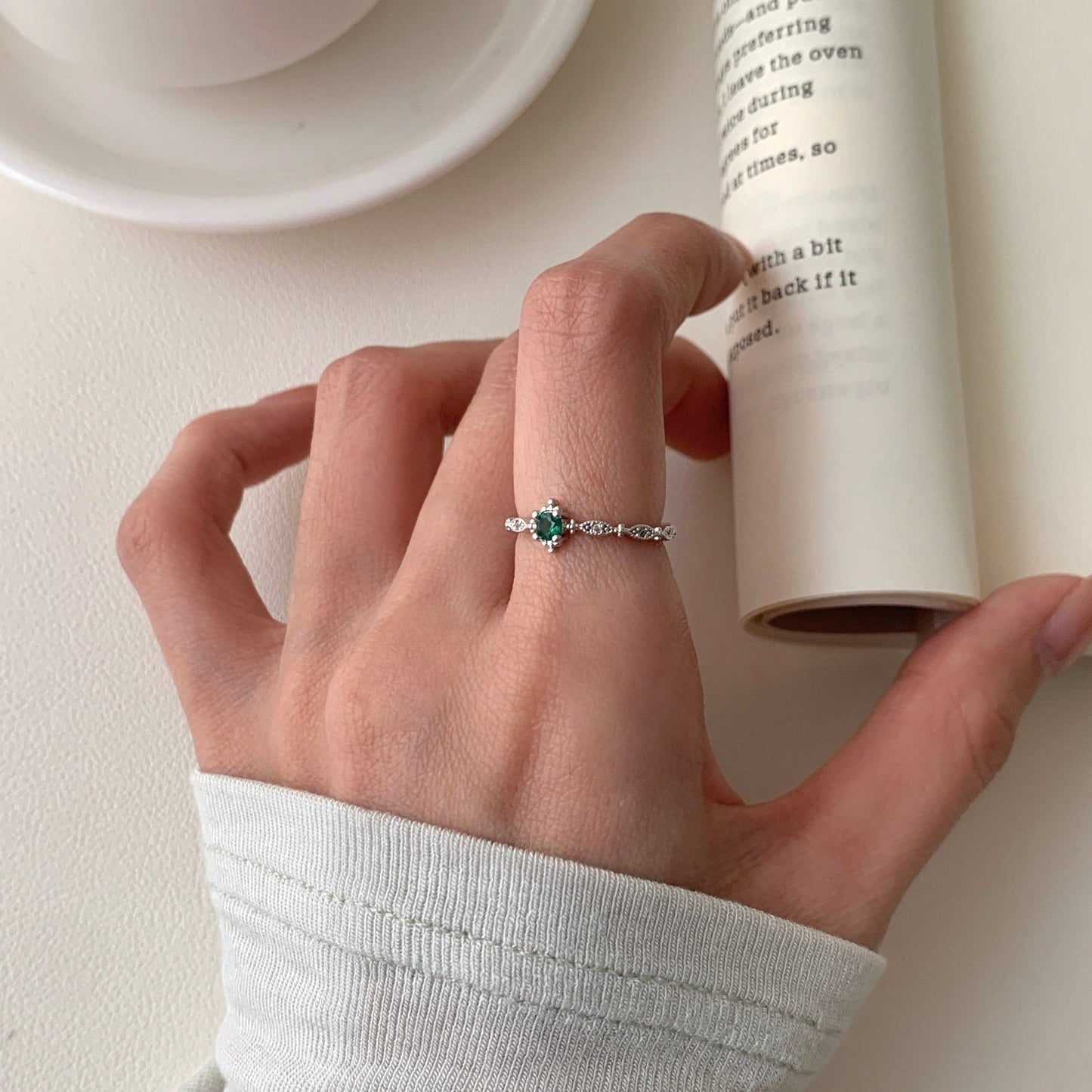 [sample ] Constance Emerald Ring