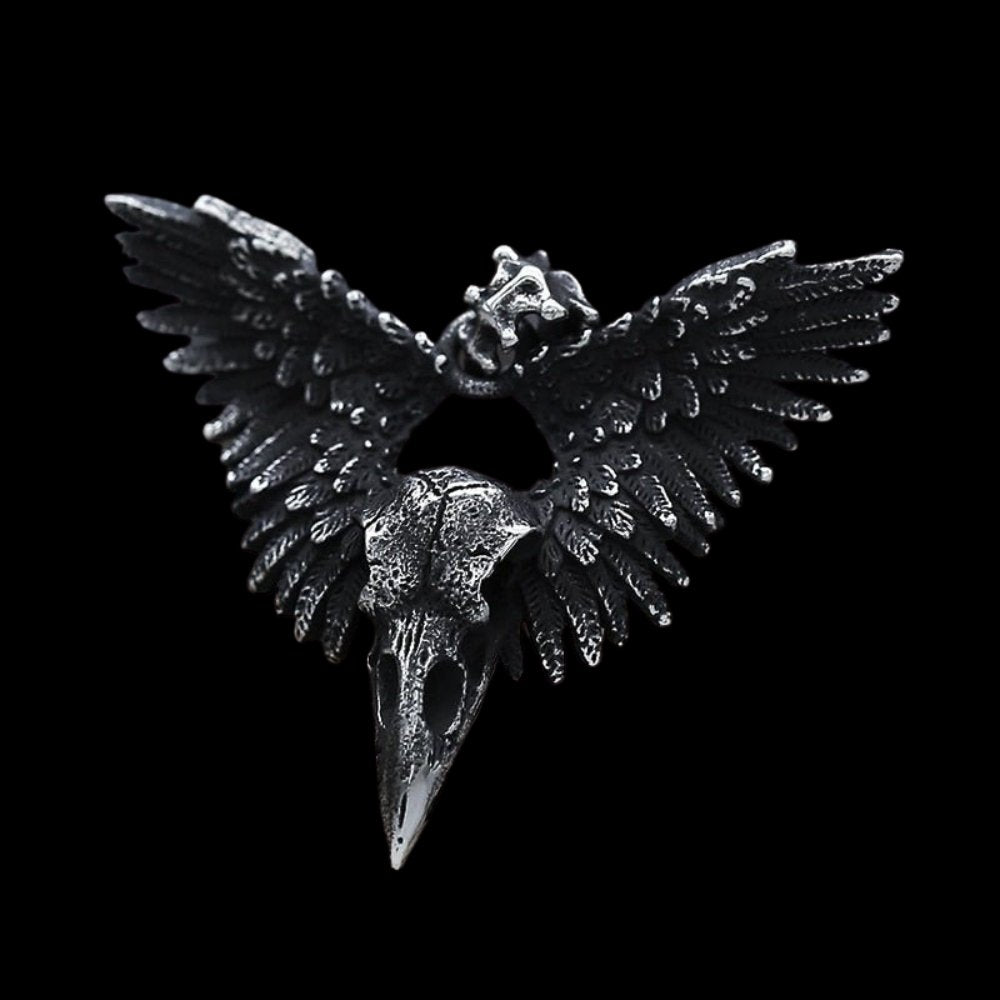 Crow Witcher Skull Pendant