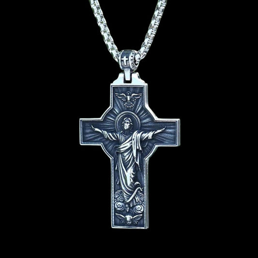 Crucifixion of Jesus Christ Cross Pendant