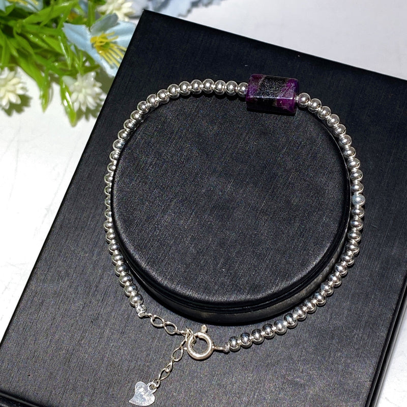 Crystal Healing Bracelet 4-14mm Mixed Stones Spiritual Protection
