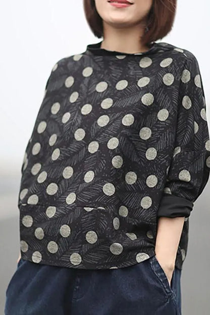 Limited Stock- Literary Fish Leaf Loose -t-shirt