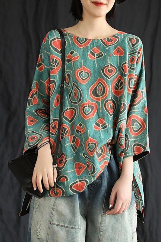 Limited Stock- Lotstrends Printed 100% Linen T-shirt