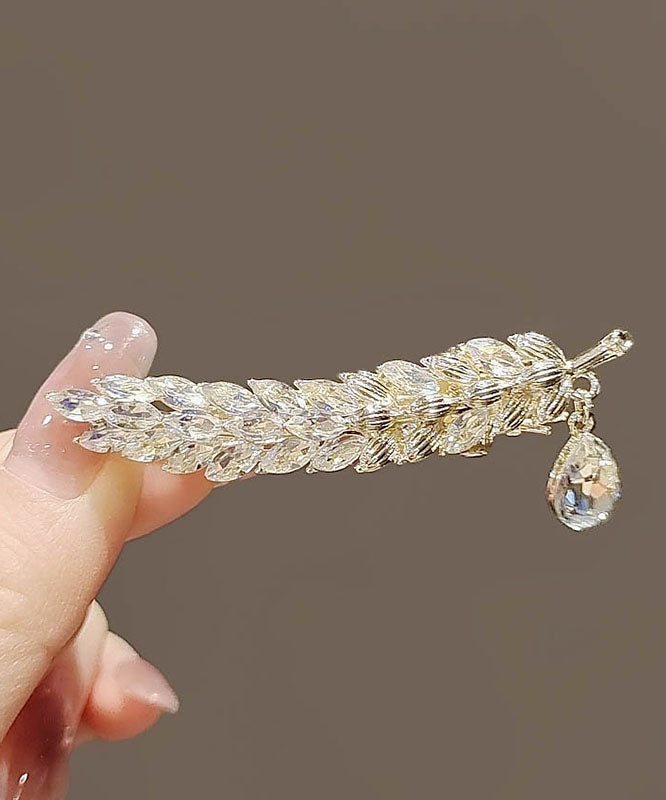Crystal Ears of Wheat Duck Mouth Hairpin