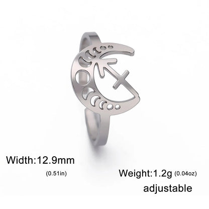 Moonlit Constellation Rings