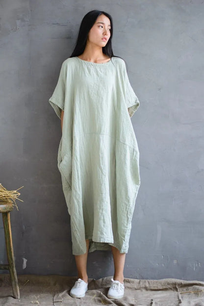 Cotton Loose Long Dress Dress
