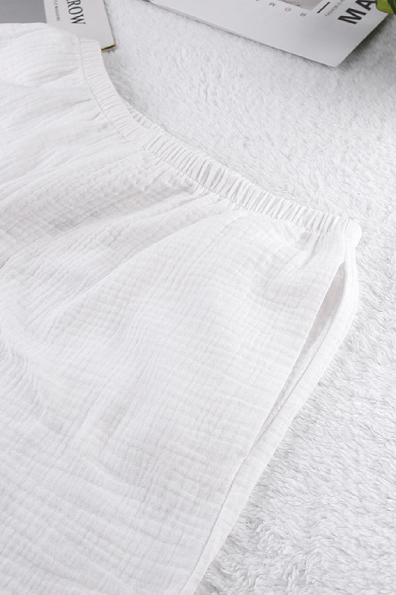 Cotton Tie-up Cami Top Shorts Suits
