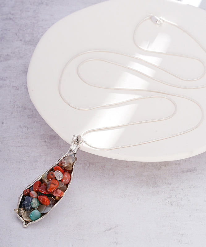 Silk Sterling Silver Jade Pendant Necklace