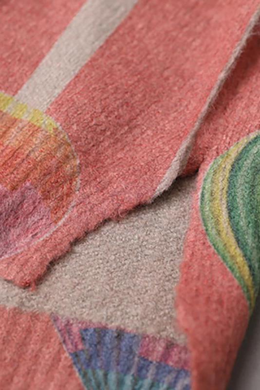 Hot Air Balloon Loose Warm Sweater
