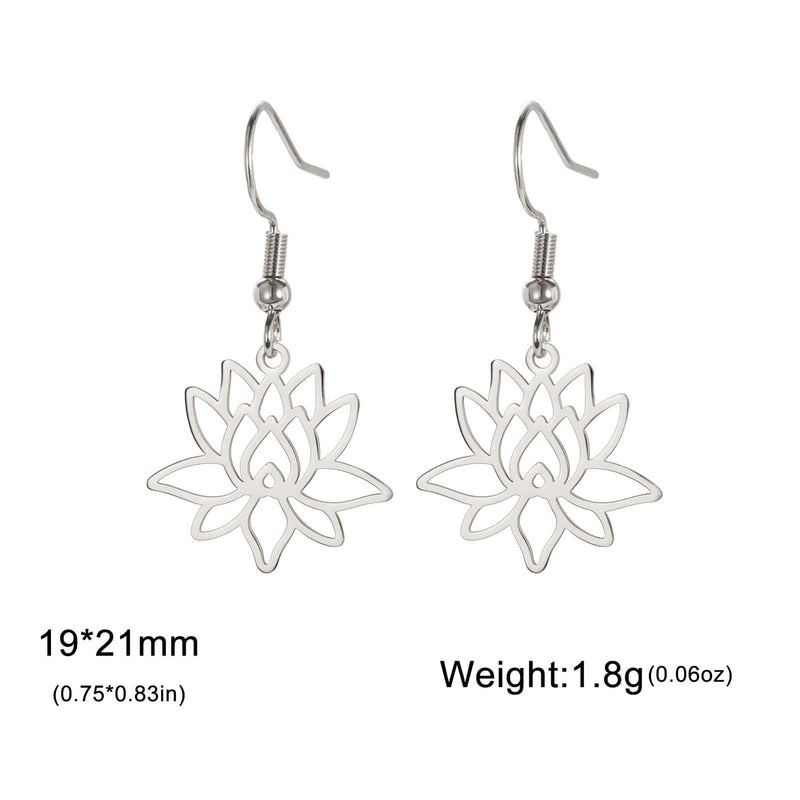 Lotus Radiance Bloom Earrings