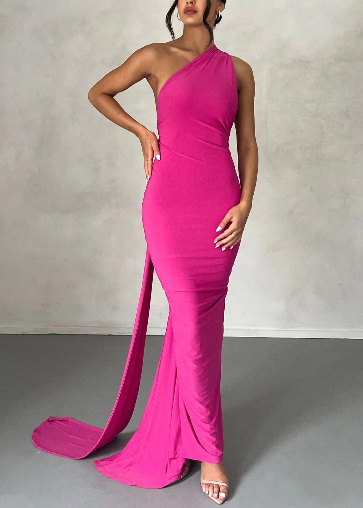 Backless Green Slim Fit Long Dress Sleeveless
