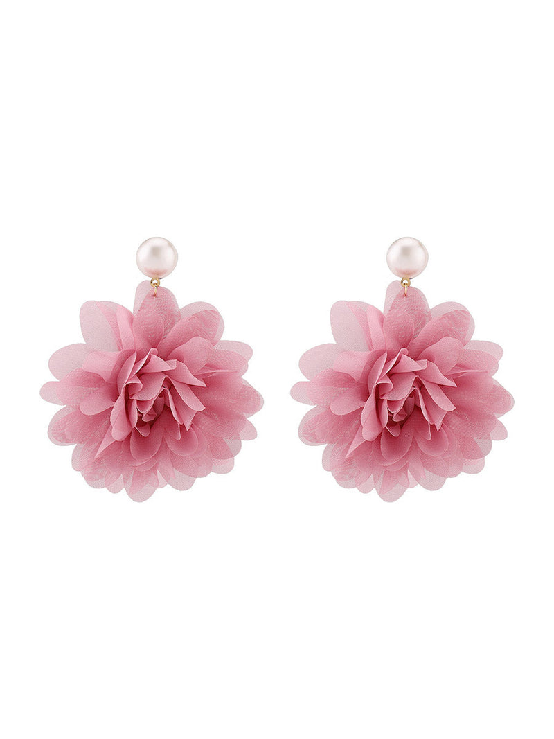 Flower Shape Earrings Accessories