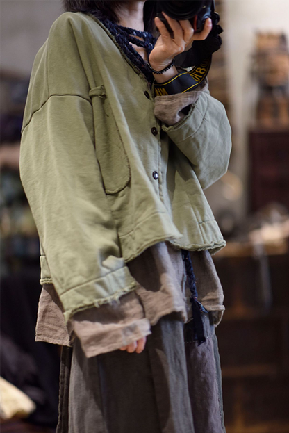 Fall Loose Cotton Jacket