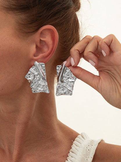 Normcore Geometric Drop Earrings