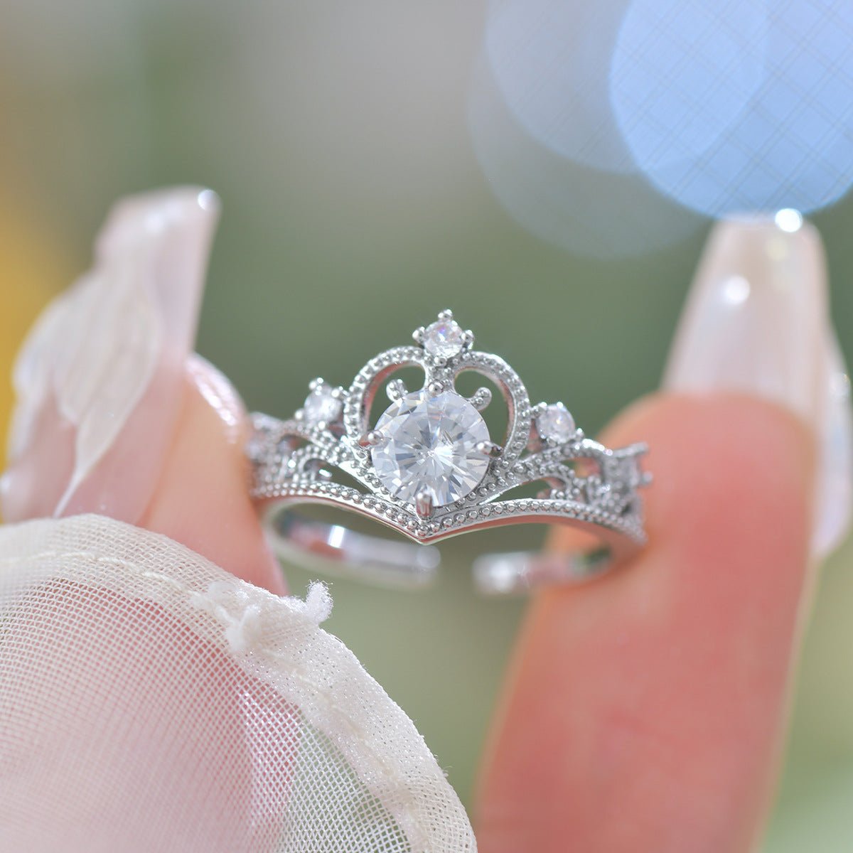 Diamond Tiara Ring Set