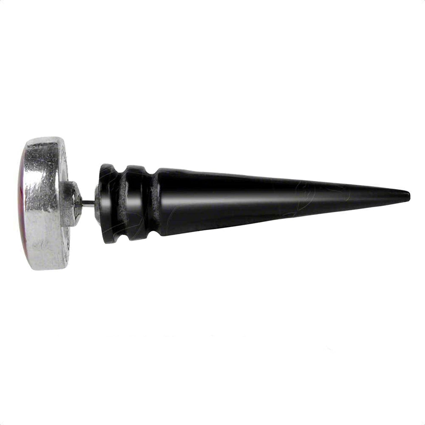 Doom Skull Faux Stretcher Stud Earring by Alchemy Gothic