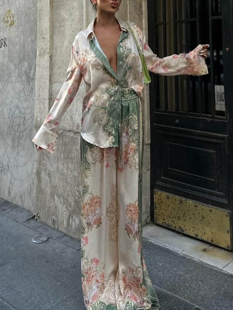 Oversized Unique Loose Print Shirt