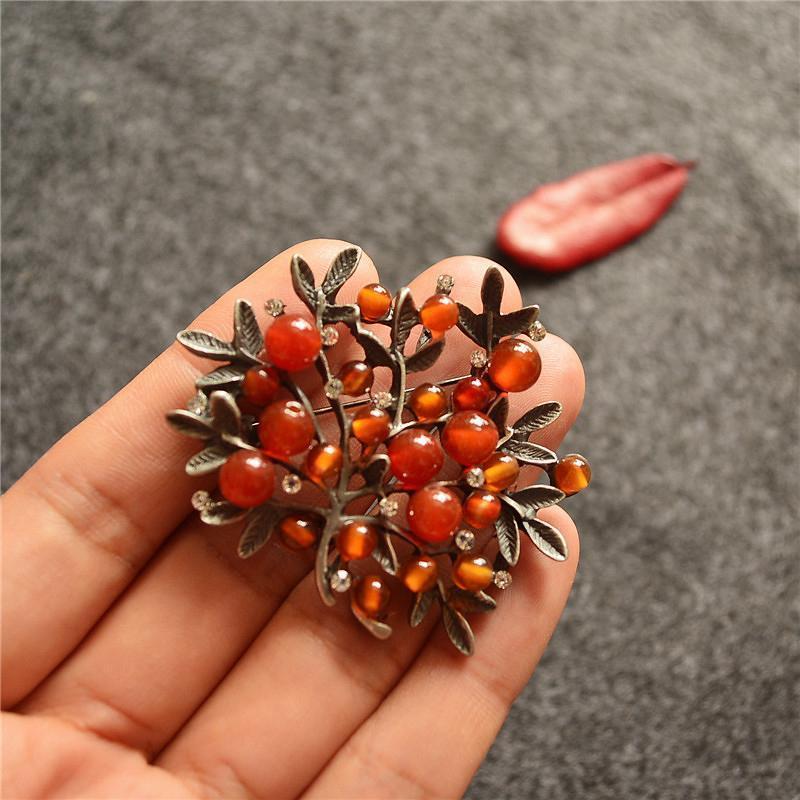 Pattern Tree Alloy Long Necklace