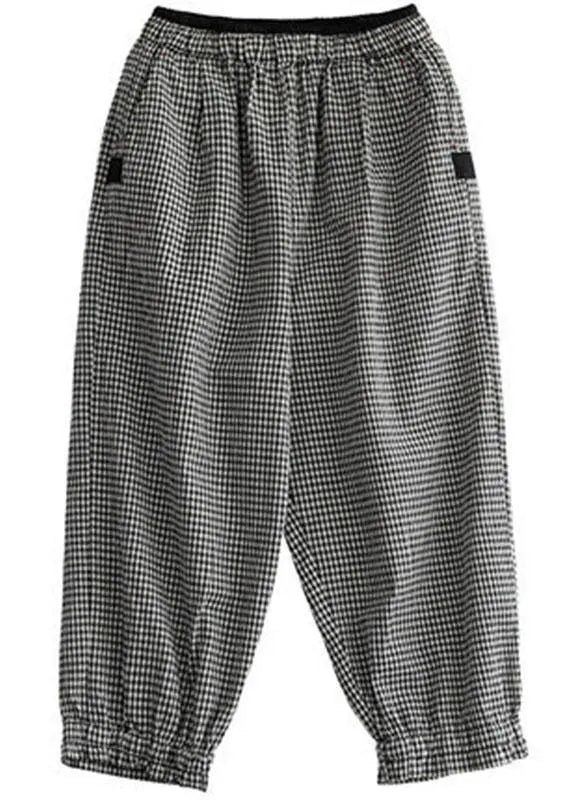 Blue Pockets Summer Linen Pants