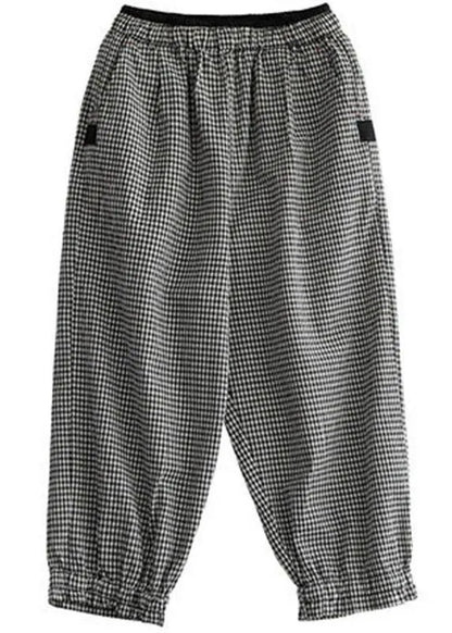 Blue Pockets Summer Linen Pants