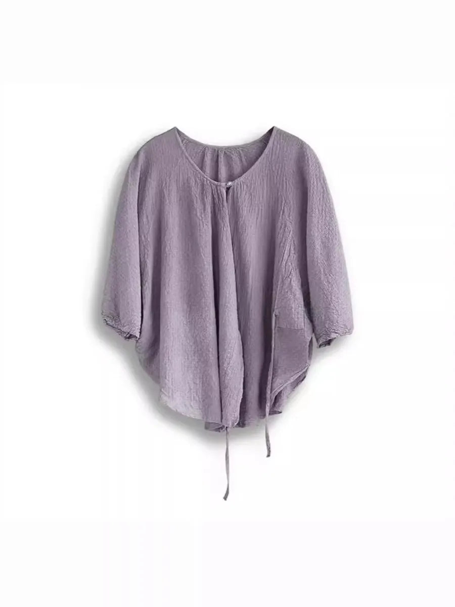 Summer Strap Jacquard Shirt