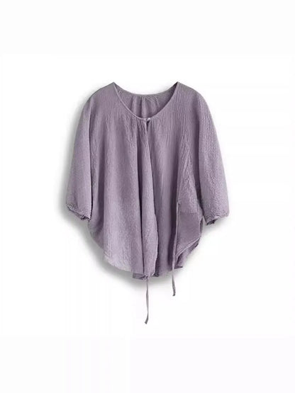 Summer Strap Jacquard Shirt