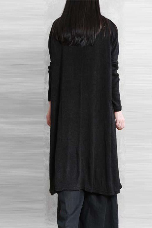 Retro Winter Irregularity Knit Dress