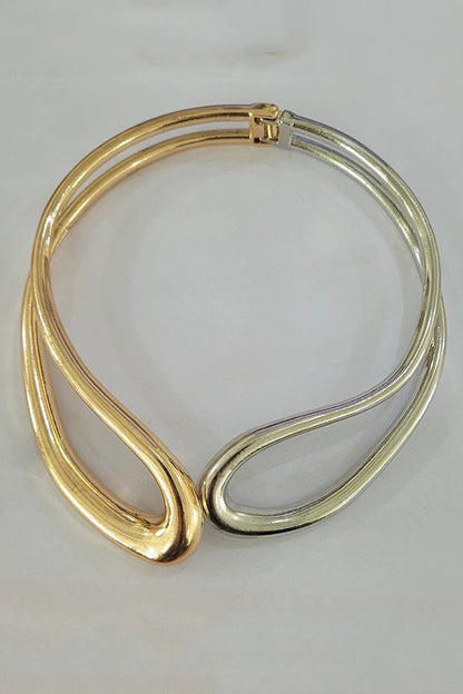 Alloy Twisted Double Layer Jewelry