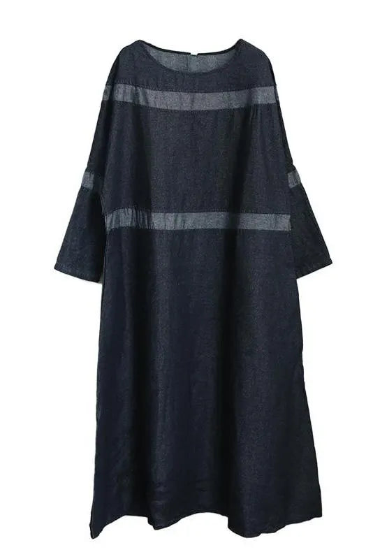 Black Denim Maxi Dresses Fall Clothes
