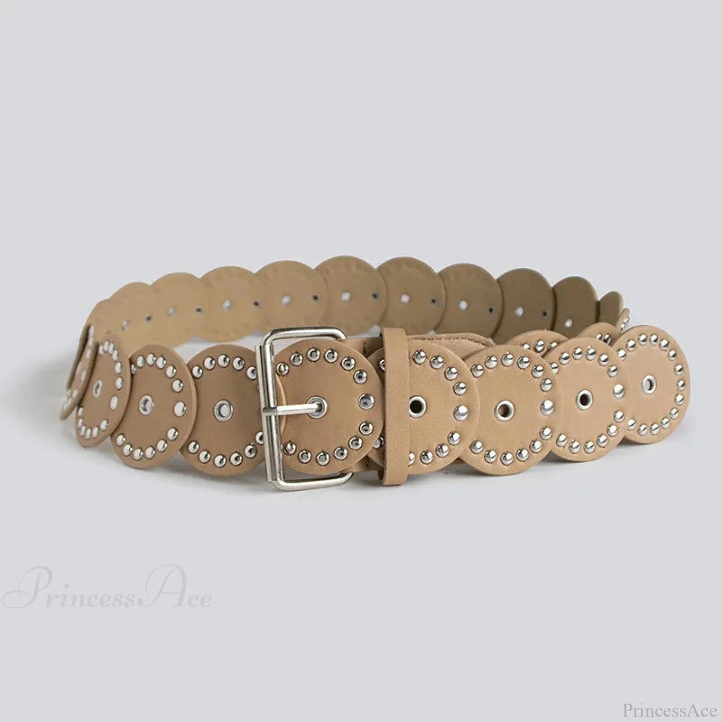 Individual Gothic Circular Rivet Waist Belt