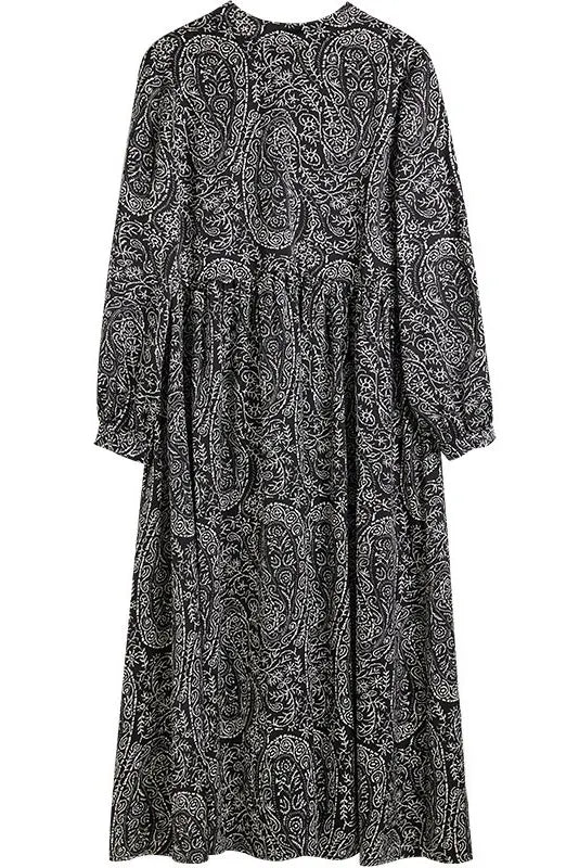 -retro Simple Chiffon Dress