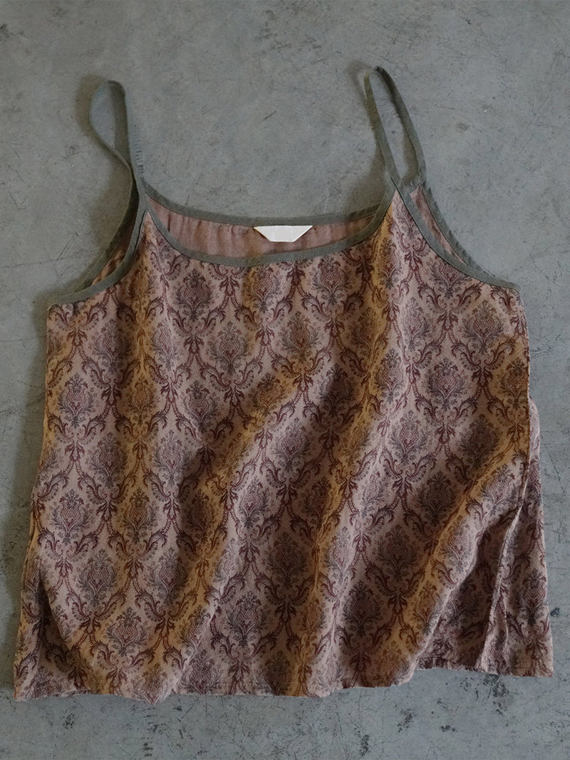 Summer Print Linen Vest