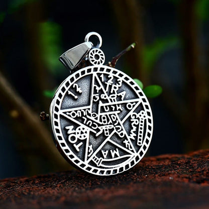 Pentagram Crystal Amulet Pendant