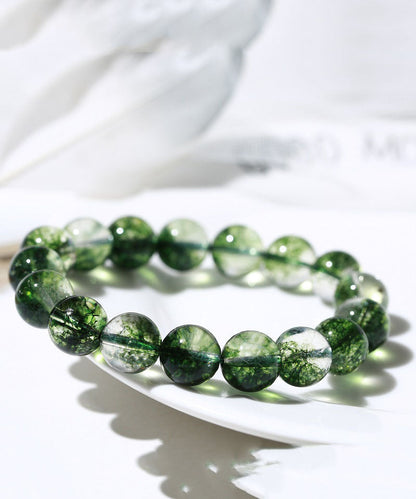 Green Ball Crystal Beaded Bracelet