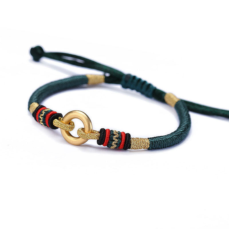 Red String Bracelet With Silver 999 for Protection and Luck