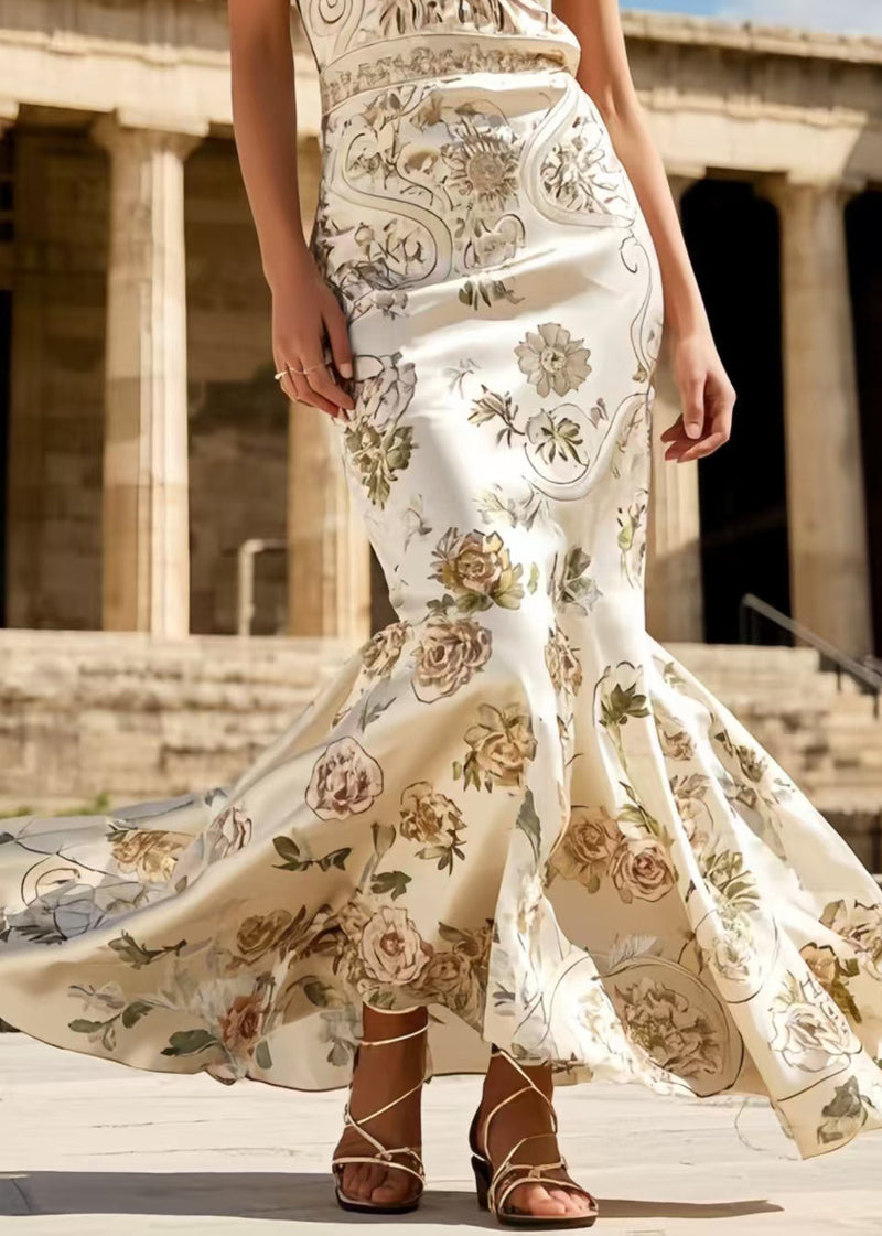 French Apricot Vestidos Wraped Dresses Exra Large Hem