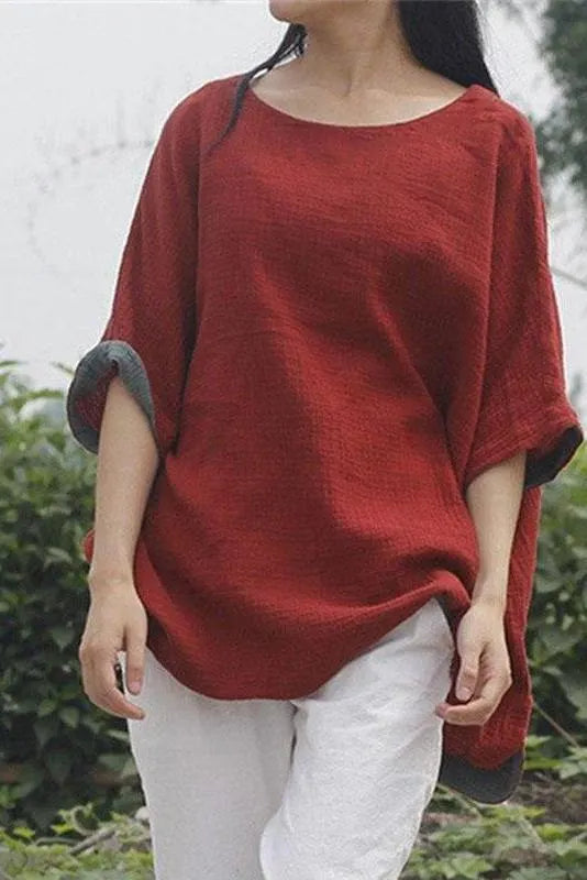 Limited Stock- 100% Cotton Pure Color T-shirt