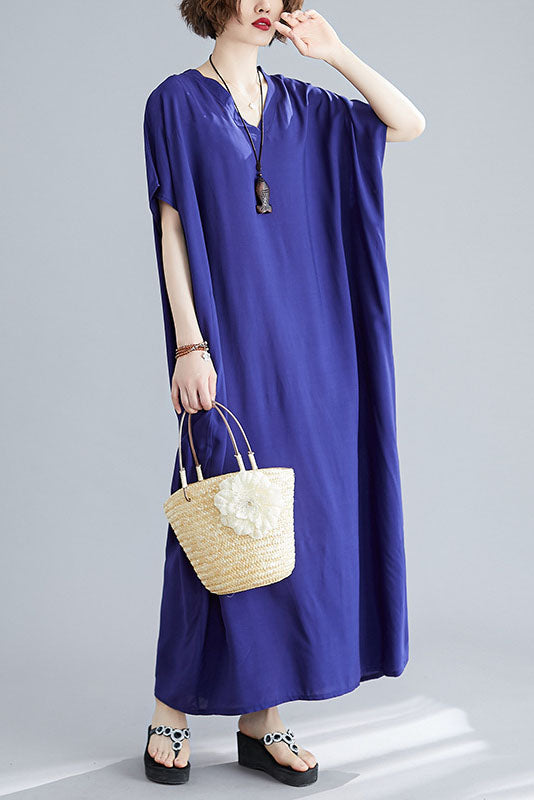-new Style Short Sleeve Maxi Dress