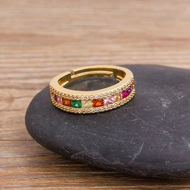 Celestial Cascade Rings (adjustable)