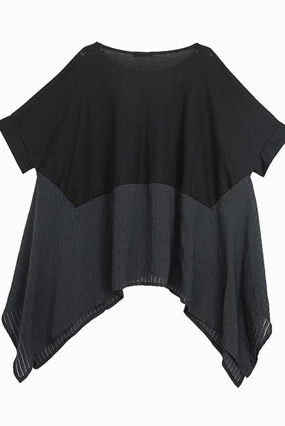 Limited Stock- Summer Patchwork Irregular T-shirt