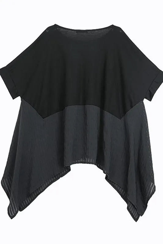 Limited Stock- Summer Patchwork Irregular T-shirt