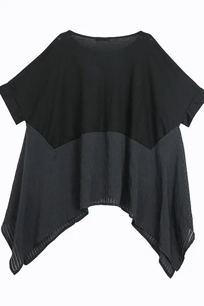 Limited Stock- Summer Patchwork Irregular T-shirt