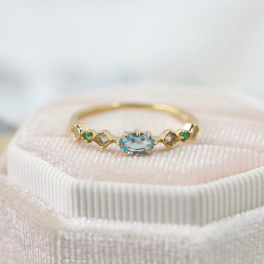 Elysian Aqua Ring