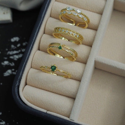 Diana Emerald Ring